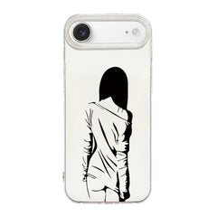 Transparent Frame IMD Cream Phone Case, For iPhone Air, For iPhone 16 Pro Max, For iPhone 16 Pro, For iPhone 16 Plus