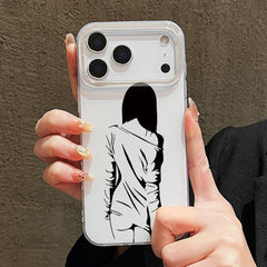 Transparent Frame IMD Cream Phone Case, For iPhone 17e / 16e, For iPhone 17 Pro Max, For iPhone 17 Pro, For iPhone 17