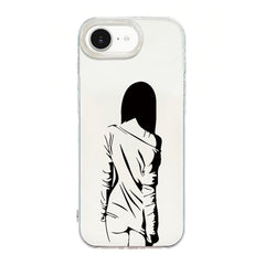 Transparent Frame IMD Cream Phone Case, For iPhone 17e / 16e, For iPhone 17 Pro Max, For iPhone 17 Pro, For iPhone 17
