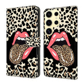 Crystal-Like Painted Vegan Leather Phone Case, For Samsung Galaxy S23 Ultra 5G