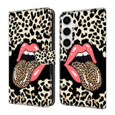 Crystal-Like Painted Vegan Leather Phone Case, For Samsung Galaxy S24 / S25 5G
