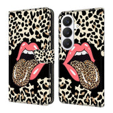 Crystal-Like Painted Vegan Leather Phone Case, For Samsung Galaxy S26 5G