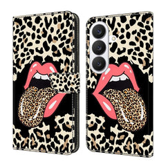 Crystal-Like Painted Vegan Leather Phone Case, For Samsung Galaxy S26 5G