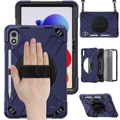 Rotatable Holder Silicone Hybrid PC Tablet Case with Shoulder Strap, For Xiaomi Redmi Pad 2 Pro 12.1 2026