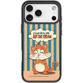 Adorable Bell Cat Pattern Magnetic Phone Case, For iPhone 18 Pro / 17 Pro, For iPhone 18 Pro Max / 17 Pro Max, For iPhone 17