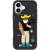Not Anxiety Pattern Magnetic Phone Case, For iPhone 16 Plus, For iPhone 16, For iPhone 15 Pro Max