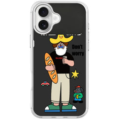 Not Anxiety Pattern Magnetic Phone Case, For iPhone 16 Plus, For iPhone 16, For iPhone 15 Pro Max