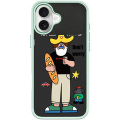 Not Anxiety Pattern Magnetic Phone Case, For iPhone 16 Plus, For iPhone 16, For iPhone 15 Pro Max