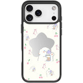 Adorable Star Sheep Pattern Magnetic Phone Case, For iPhone 18 Pro / 17 Pro, For iPhone 18 Pro Max / 17 Pro Max, For iPhone 17