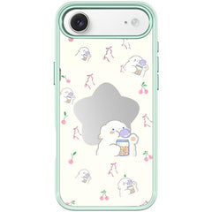 Adorable Star Sheep Pattern Magnetic Phone Case, For iPhone Air, For iPhone 16 Pro Max, For iPhone 16 Pro