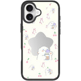 Adorable Star Sheep Pattern Magnetic Phone Case, For iPhone 16 Plus, For iPhone 16, For iPhone 15 Pro Max