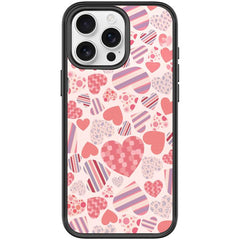 Heart Collection Pattern Magnetic Phone Case, For iPhone 15 Pro Max, For iPhone 15 Pro