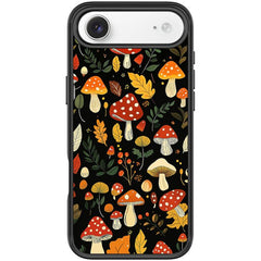 Jungle Mushrooms Pattern Magnetic Phone Case, For iPhone Air, For iPhone 16 Pro Max, For iPhone 16 Pro