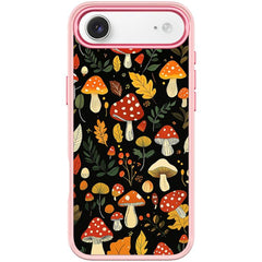 Jungle Mushrooms Pattern Magnetic Phone Case, For iPhone Air, For iPhone 16 Pro Max, For iPhone 16 Pro