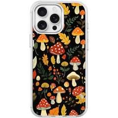 Jungle Mushrooms Pattern Magnetic Phone Case, For iPhone 15 Pro Max, For iPhone 15 Pro