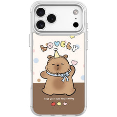 Adorable Little Capybara Pattern Magnetic Phone Case, For iPhone 17 Pro Max, For iPhone 17 Pro, For iPhone 17