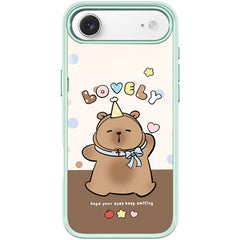 Adorable Little Capybara Pattern Magnetic Phone Case, For iPhone Air, For iPhone 16 Pro Max, For iPhone 16 Pro