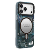 YOUNGKIT Technology Series IMD Hard PC Magnetic Phone Case, For iPhone 18 Pro / 17 Pro, For iPhone 18 Pro Max / 17 Pro Max, For iPhone 17, For iPhone Air