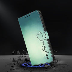 Crystal-Like Painted Vegan Leather Phone Case, For iPhone 17