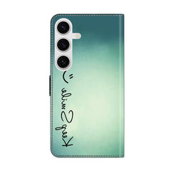 Crystal-Like Painted Vegan Leather Phone Case, For Samsung Galaxy S23 5G