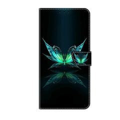 Crystal-Like Painted Vegan Leather Phone Case, For iPhone 16
