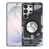YOUNGKIT Starship Series Rotation Holder IMD TPU Magnetic Phone Case, For Samsung Galaxy S26 Ultra 5G