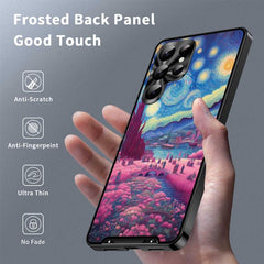 Metal Frame UA Color Printed Magnetic Shockproof Phone Case, For Samsung Galaxy S23 Ultra 5G