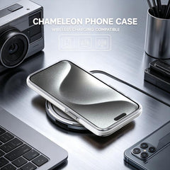 Dual Color Gradient Discolor 360 Degree Rotation Holder Magnetic Phone Case, For iPhone 13 Pro, For iPhone 12 / 12 Pro