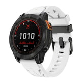 Black Pin Buckle Silicone Watch Band, For Garmin 22mm