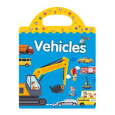 Children Early Education DIY Waterproof Reusable Stickers, Animals T01, Traffic T02, Dinosaur T03, Space T04, Body T05, Ocean T06, Princess T07, Insect T08, Farm T09, Four Seasons T10, Easter T13, Halloween Pumpkin Scarecrow T14, Christmas T15