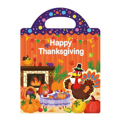 Children Early Education DIY Waterproof Reusable Stickers, Kitchen T19, Supermarket T20, Thanksgiving Turkey T21, Halloween Zombie T23, Valentine Day T24, Horizontal Animal T31, Horizontal Princess T32, Horizontal Dinosaur T33, Horizontal Ocean T34