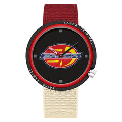 SANDA 3202 Slim Silent 3ATM Waterproof Student Watch with Nylon Strap