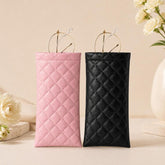 2pcs / Set Waterproof PU Leather Glasses Storage Bag