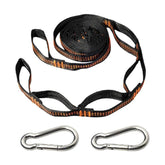Multi-Purpose Colorful Swing Rope Outdoor Camping Adjustable Loop + Quick Buckle Set 2pcs