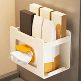 Multifunctional Wall Mounted Magnetic Tissue Storage Holder
