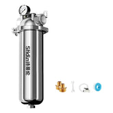 304 Stainless Steel Whole House Pre-Filter Water Purifier, 25-ton Clamp with 1.5 inch, 25-ton Clamp with 1 inch, 25-ton Clamp with 2 inch, 4-ton 1 inch Threaded Screw, 4-ton Threaded 4-point, 4-ton Threaded 6-point, 8-ton 1 inch Threaded Screw