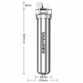 304 Stainless Steel Whole House Pre-Filter Water Purifier, 20-ton Threaded 4-point, 20-ton Threaded 6-point