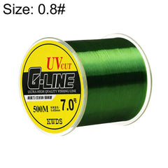 500m High Strength Nylon Monofilament Fishing Main Line, 0.8#, 1.0#, 1.2#