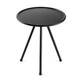 Outdoor Camping Small Round Table with 5-Level Height Adjustment, Base Version, Light Bracket