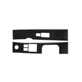 Car Carbon Fiber Glass Lift Decorative Sticker for Nissan 350z 2006-2009, Left Drive, Glass Lift, Left Drive