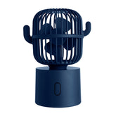 F6 Cactus Portable Mini Fan USB Shaking Head Handheld Desk Electric Fan