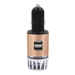 2 in 1 Car Negative-ion Aromatherapy Air Purifier Humidifier + Dual USB Port Car Charger