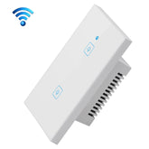 WS-US-02 EWeLink APP & Touch Control 2A 2 Gangs Tempered Glass Panel Smart Wall Switch, AC 90V-250V, US Plug, 2 Gangs