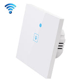 WS-EU-01 EWeLink APP & Touch Control 2A 1 Gang Tempered Glass Panel Smart Wall Switch, AC 90V-250V, EU Plug, 1 Gang