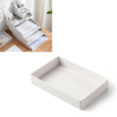 Desktop Removable Assembled Small File Storage Box, 0115-3 (Grey White), 0115-3 (Blue Green)