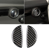 2 PCS R / F Universal Car Door Handle Carbon Fiber Decorative Sticker for BMW Mini R55 / R56 / R60 / R61 / F55 / F54 / F60, For BMW Mini R55