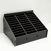 Wooden Multi-cell Mobile Phone Film Stand Desktop Display Rack, 30 Grids, Size: 31.5x23.5x18.5cm, 30 Grids, Black, 30 Grids, Pink, 30 Grids, Green