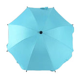 Adjustable Laciness Umbrella For Golf Carts, Baby Strollers/Prams And Wheelchairs To Provide Protection From Rain And The Sun, Azure, Pink, Orange Light, White