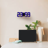 Multi-Function Large 3D LED Digital Wall Alarm Clock with Snooze Function, 12/24 Hours Display for Home, Kitchen, Office, DC 5V, CE Certificated, Black Body Green Characters, Black Body Blue Characters, Black Body Red Characters