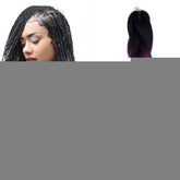Fashion Color Gradient Individual Braid Wigs Chemical Fiber Big Braids, Length: 60cm(18Navy Blue+Sky Blue), 01, 02, 03, 06, 08, 15, 16, 17, 18, 26, 27, 28, 29, 54, 59